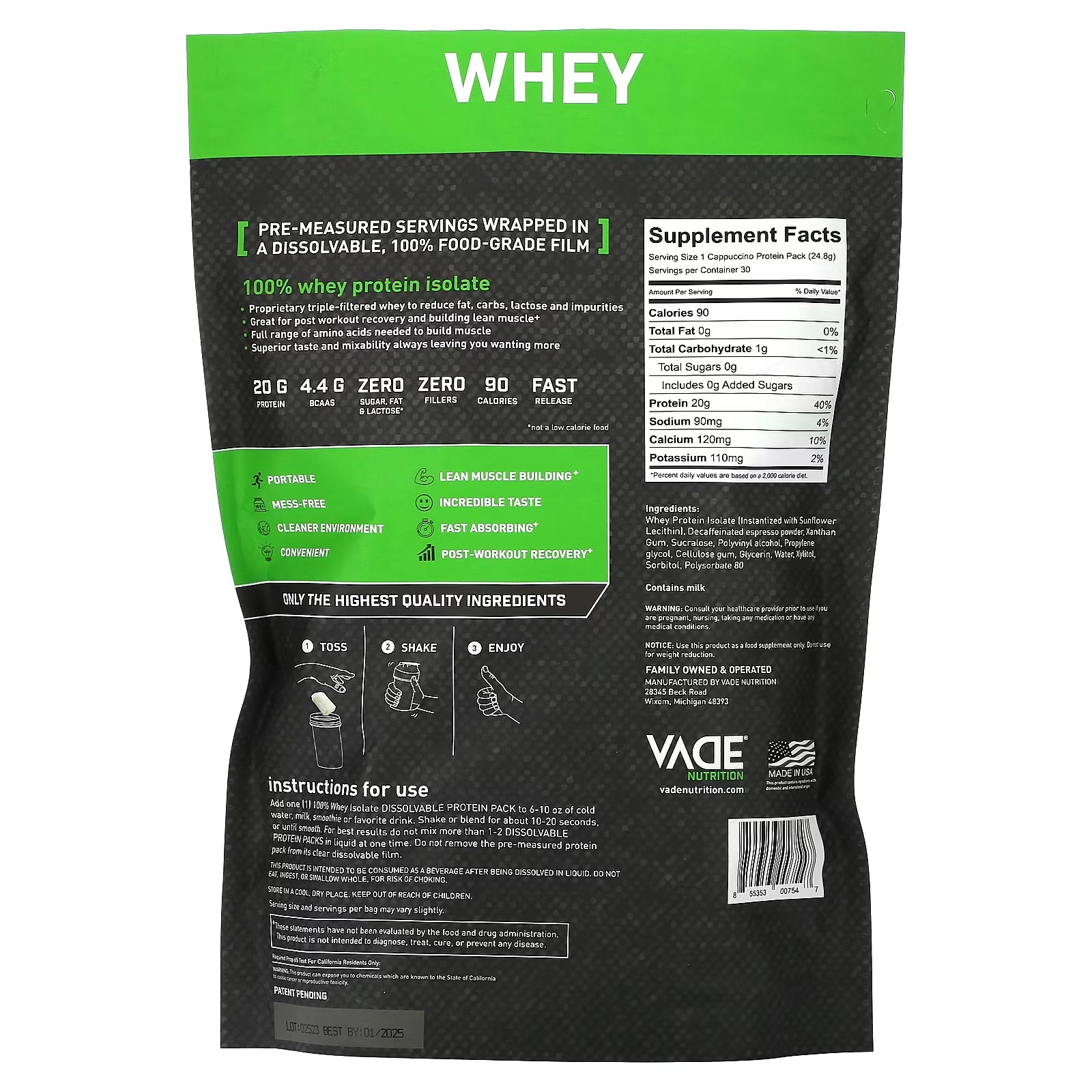 Vade-Nutrition-Dissolvable-Protein-Packs-100-Whey-Isolate-Cappuccino-1.6-lb-744-g_1.jpg