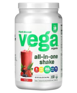Vega, Organic, All-In-One Shake, Berry, 24.3 oz (688 g)