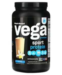 Vega, Sport, Plant-Based Premium Protein Powder, Vanilla, 29.2 oz (828 g)
