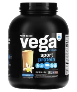 Vega, Sport, Plant-Based Premium Protein Powder, Vanilla, 4 lb 1.8 oz (1.86 kg)
