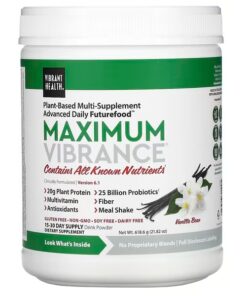Vibrant Health, Maximum Vibrance, Version 6.1, Vanilla Bean, 618.6 g (21.82 oz)
