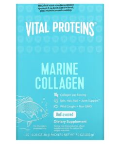 Vital Proteins, Marine Collagen, Unflavored, 20 Packets, 0.35 oz (10 g) Each