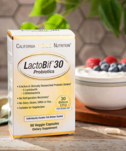 California Gold Nutrition, LactoBif® 30 Probiotics, 30 Billion CFU, 60 Veggie Capsules